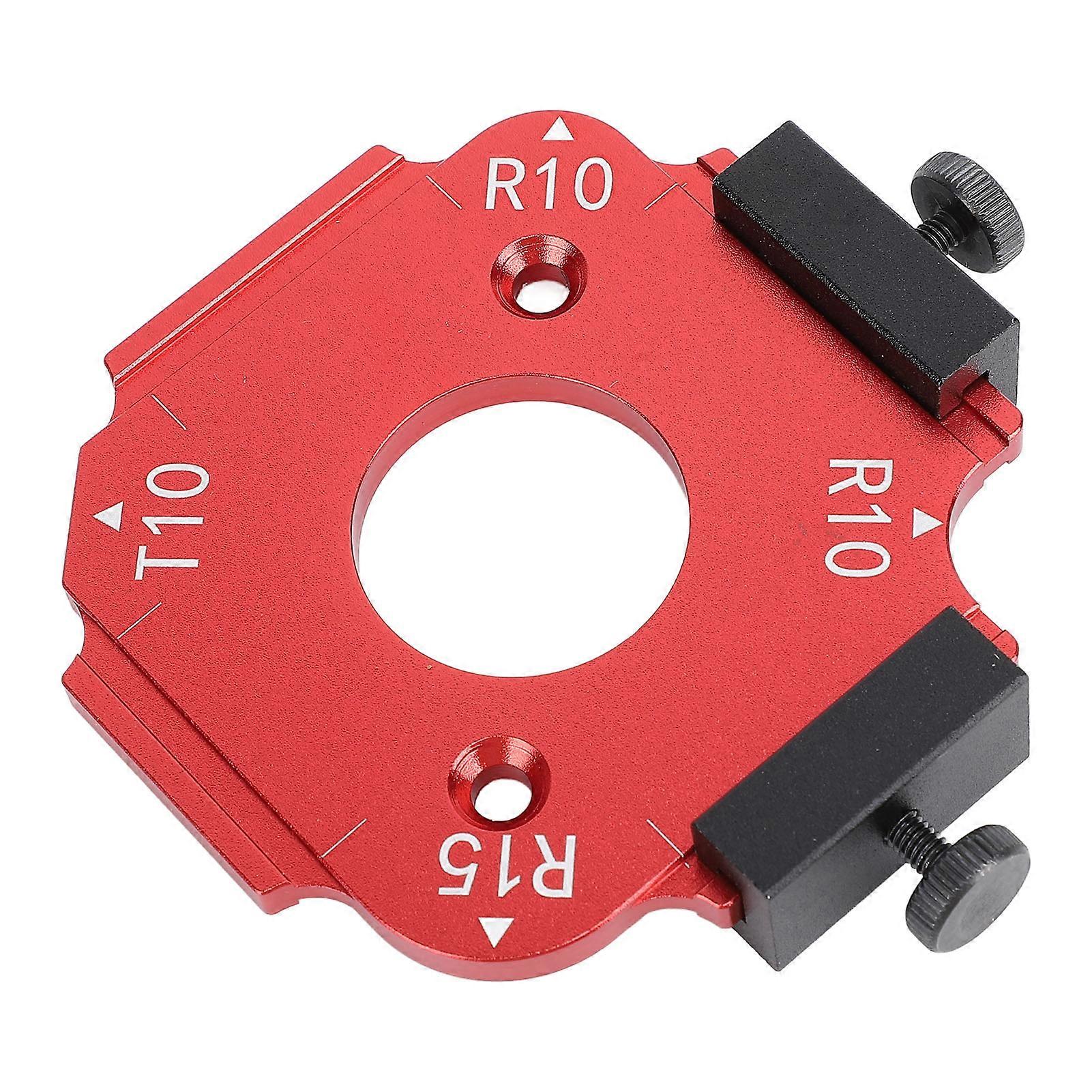 Round Corner Radius Template Woodworking Router Table Jig Wooden Board Arc Cutting Template Tool RT Gauge R10 T10 R15 
