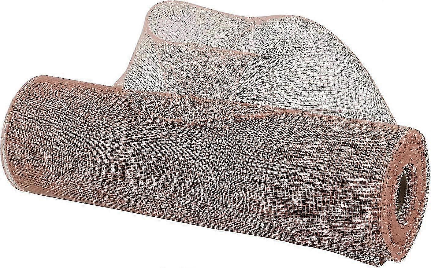 10 Inch Rose Gold Deco Mesh Ribbon for Christmas Tree