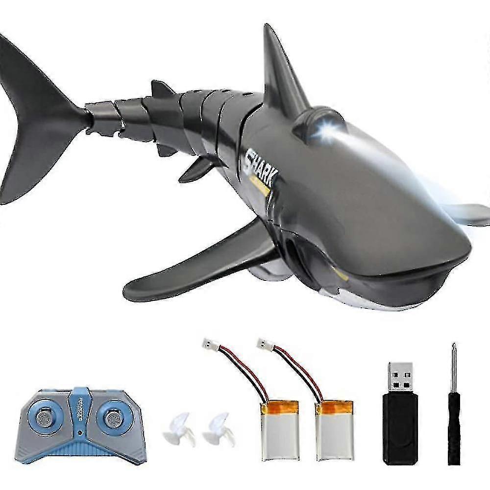 Two Batteries,2.4g Remote Control Shark Toy