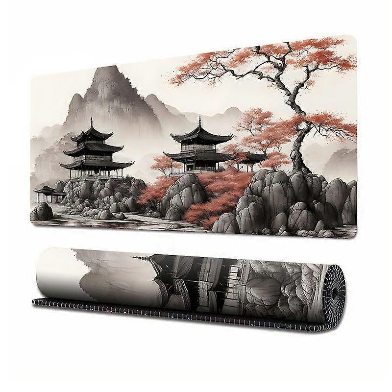 Mouse Pads ZRUXE SSH03 Natural rubber Chinese Landscape Painting Series(80CM*30CM*0.03CM)