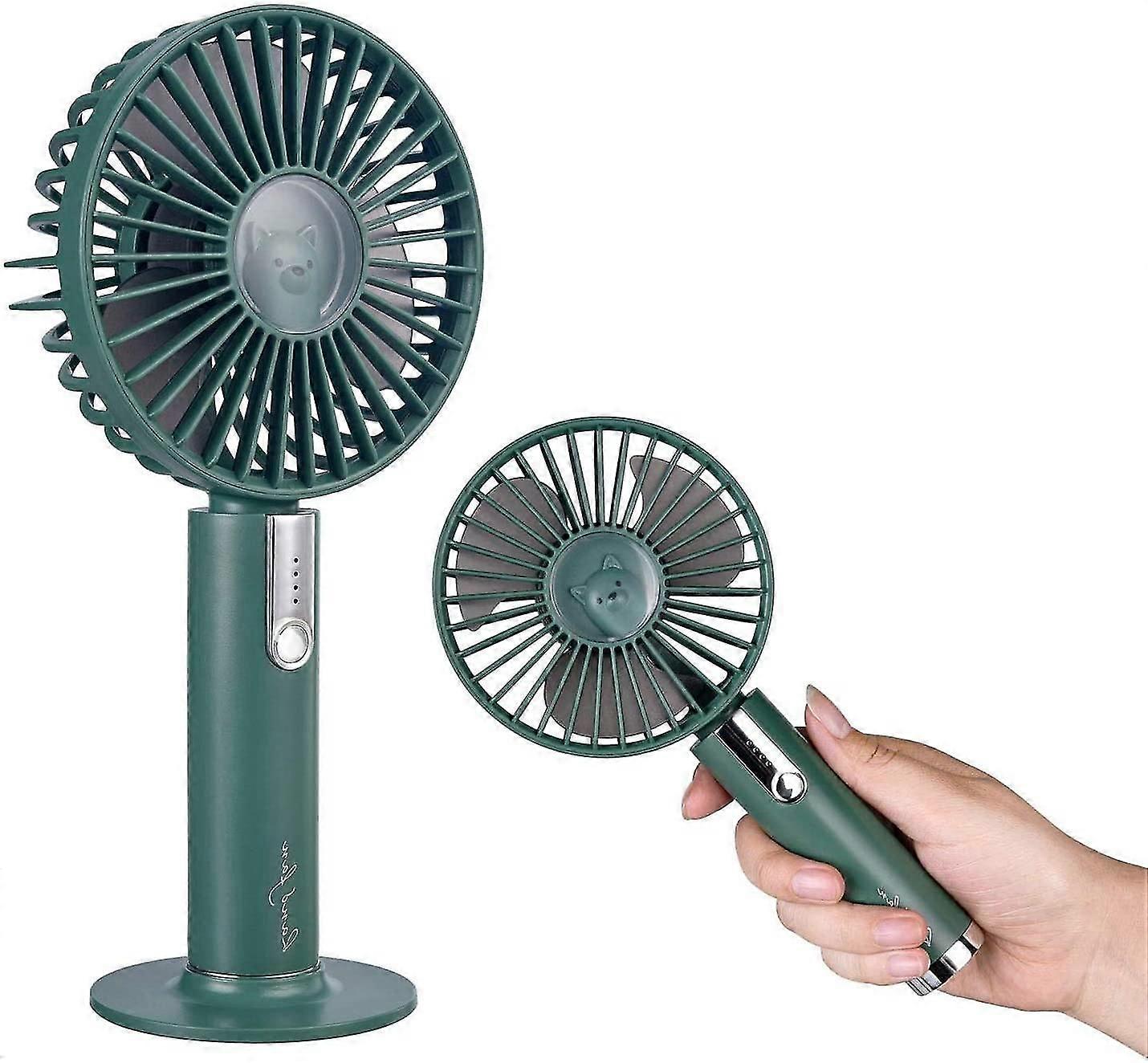 Portable Mini Fan, Handheld Rechargeable Usb Fan, Adjustable 3-level Air Volume