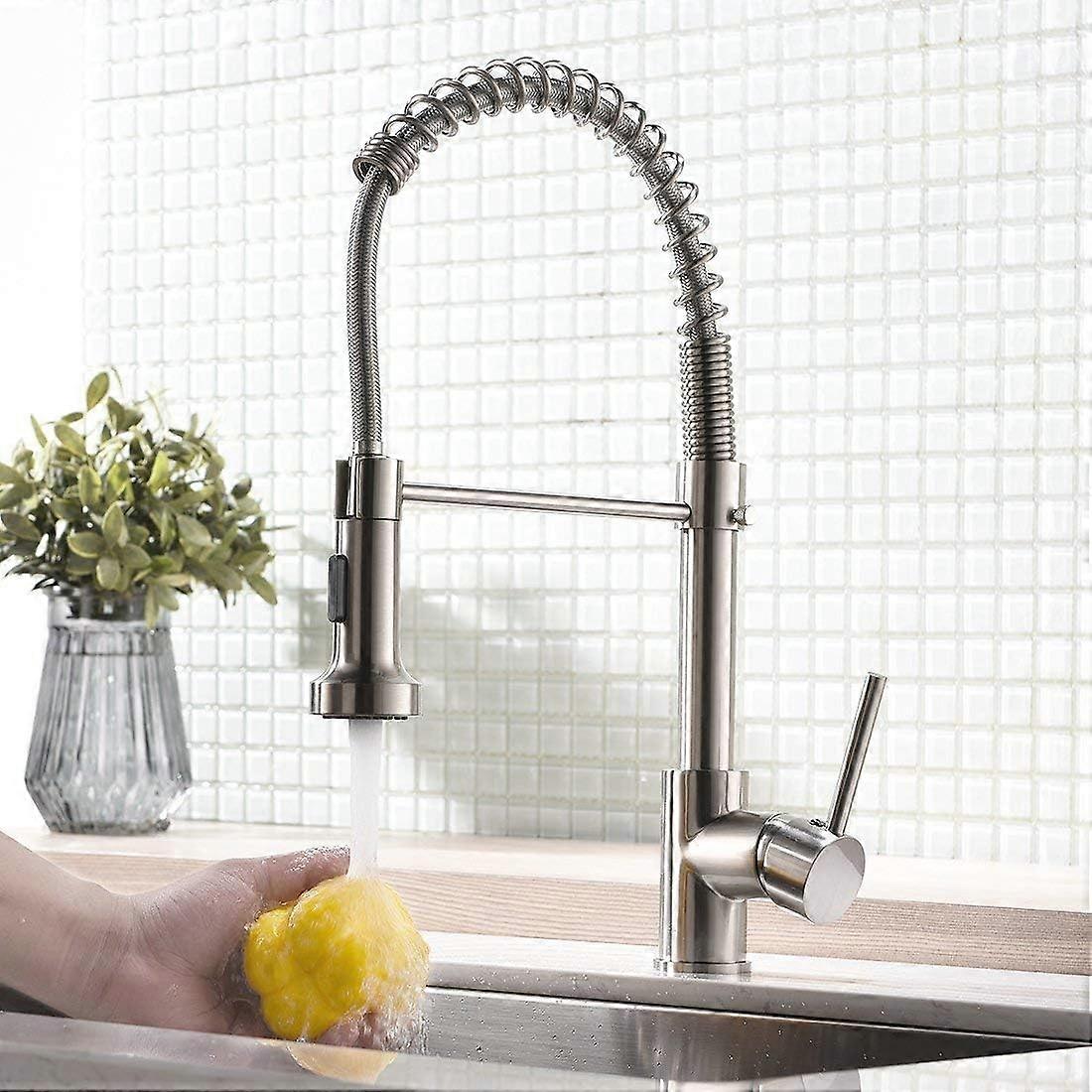 Powerful Dual-Function Pull-Down Kitchen Faucet