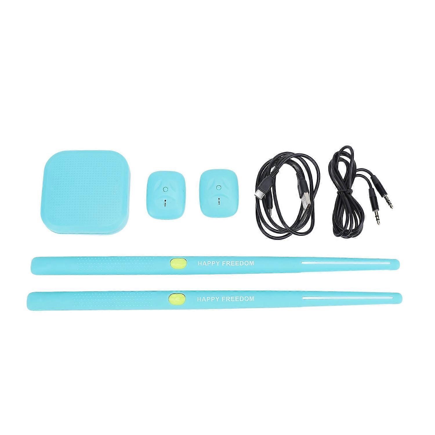 Electric Air Drum Set 3D Motion Sensing Portable Electronic Virtual Drum Kit with Drumsticks for Adu