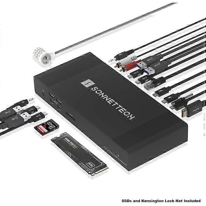 Dock Thunderbolt 4 - SONNET - Echo 20 - 3 Porte Thunderbolt 4 - 100W - HDMI 2.1
