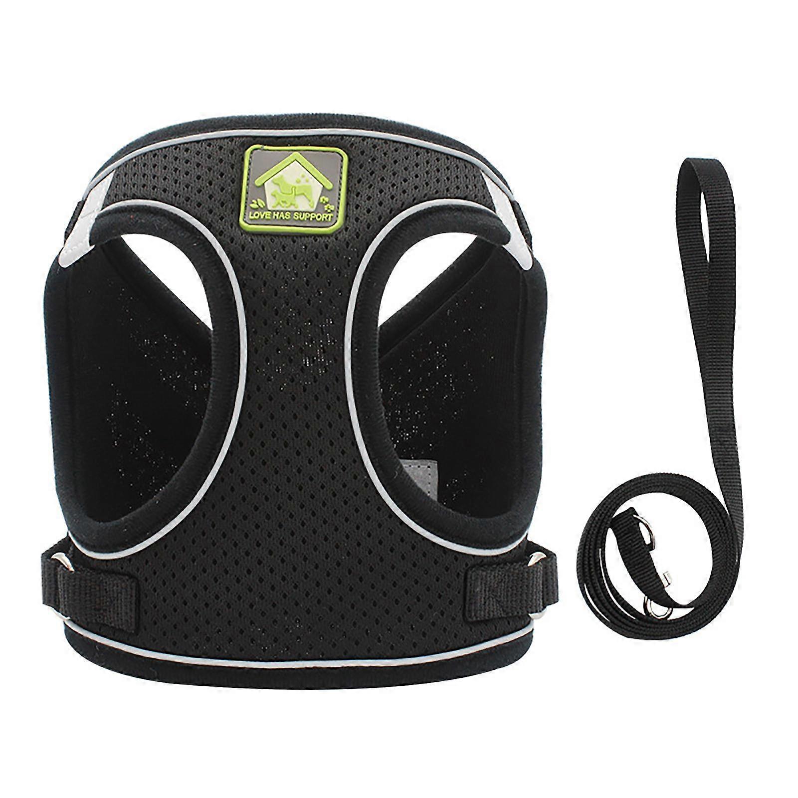 Reflective Pet Chest Strap Adjustable Mesh Pet Chest Rope Dogs Leash Dog Harnesses