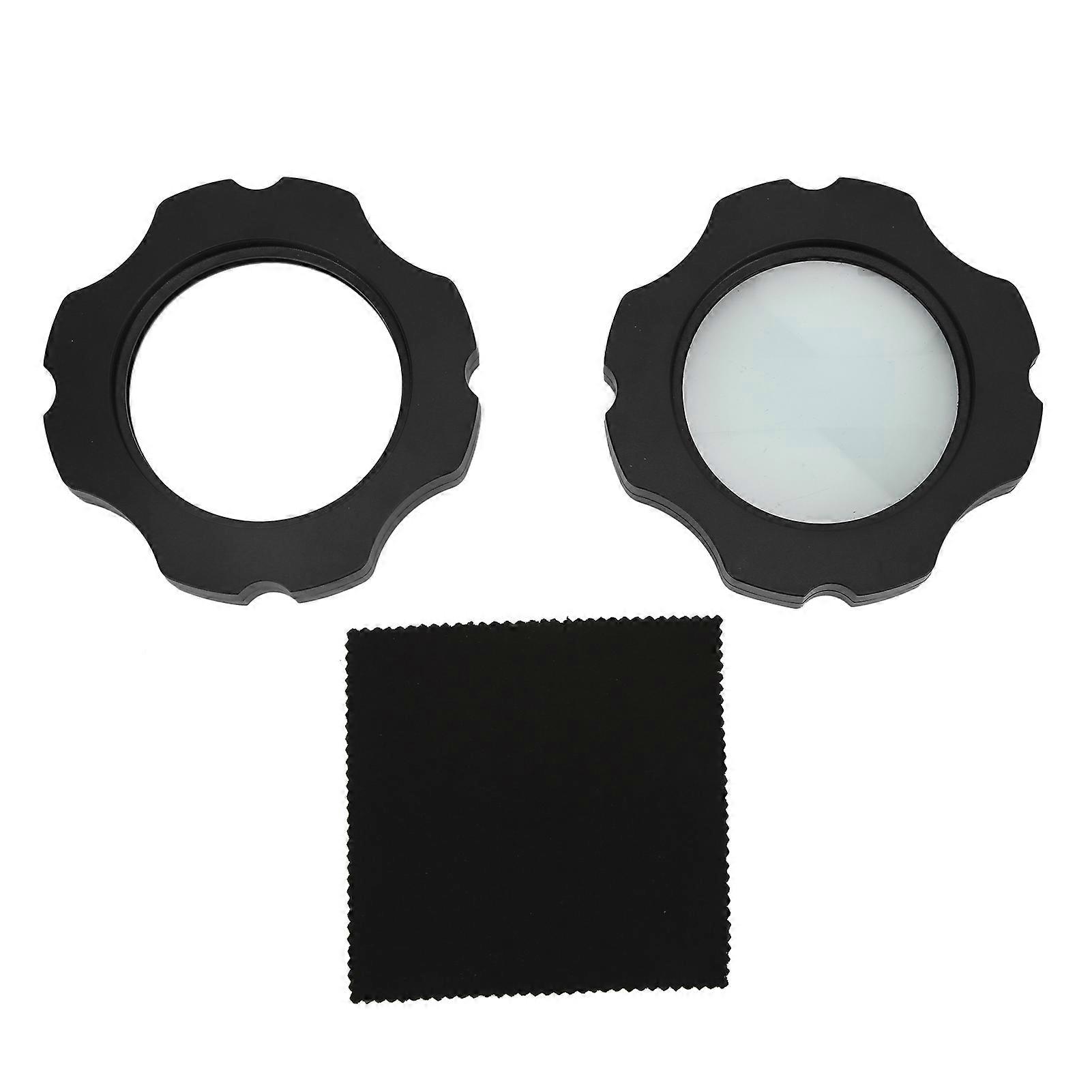 Aquarium Magnifier Magnetic Viewer 5x Magnifying Glass with Cleaning Brush for Fish Tank Coral and Sea Fish Observation