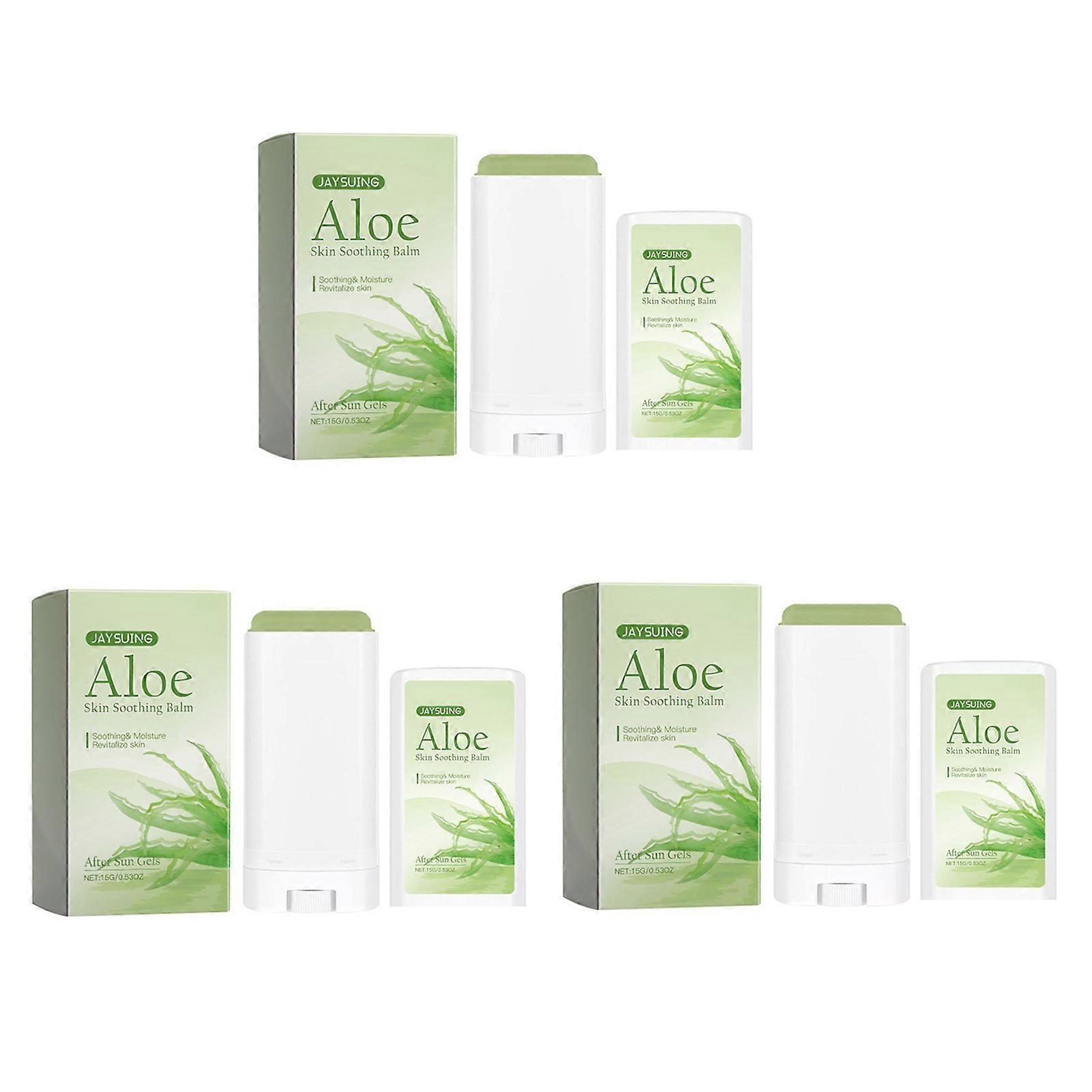 Aloe Veras Moisturizing Skin Care Stick, Organic-Aloe Daily Face Moisturizer, Gentle Anti-Aging Cream, for Daily Use