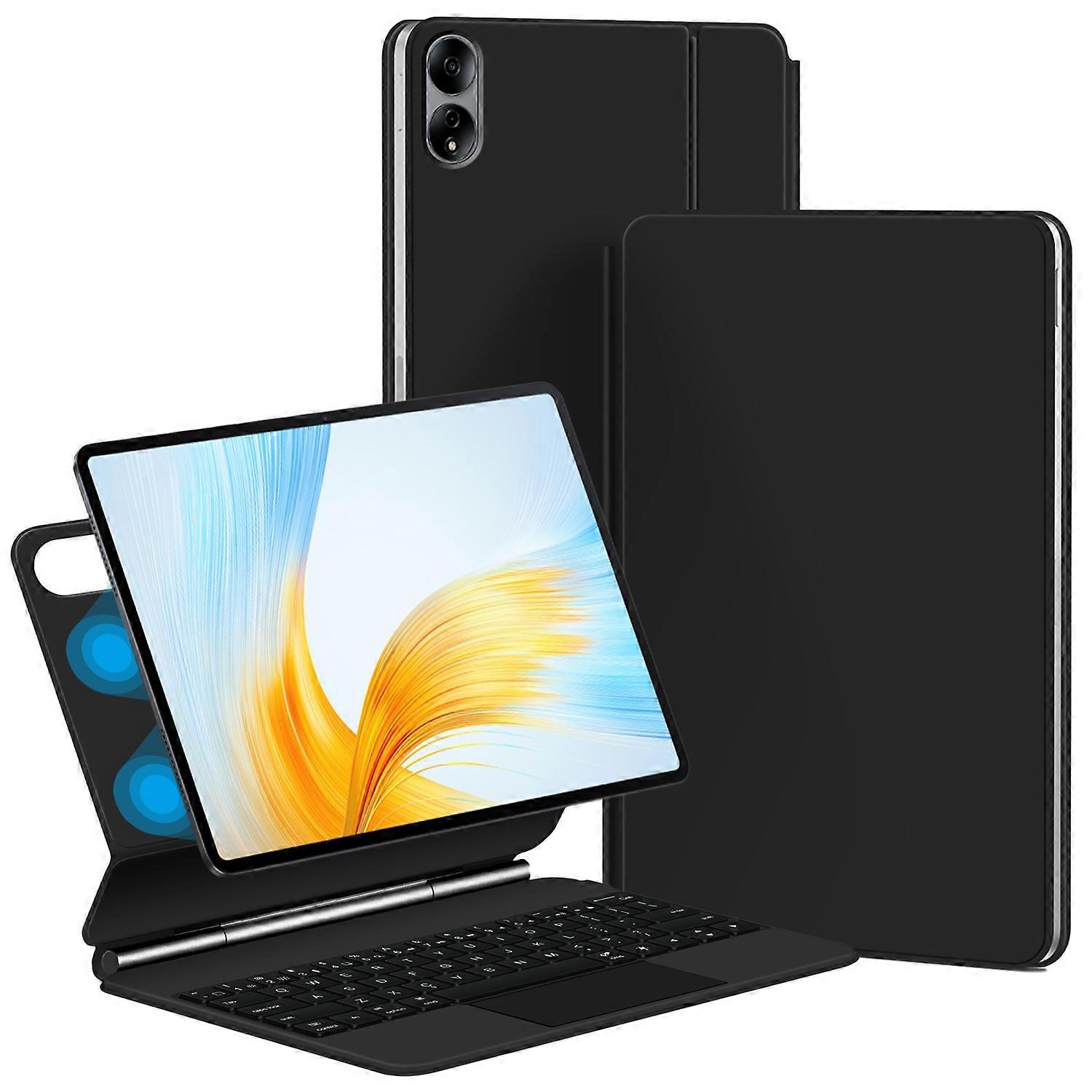 Compatible with Honor MagicPad 13 Magnetic Bluetooth-compatible Keyboard (Russian) + Adjustable Stan