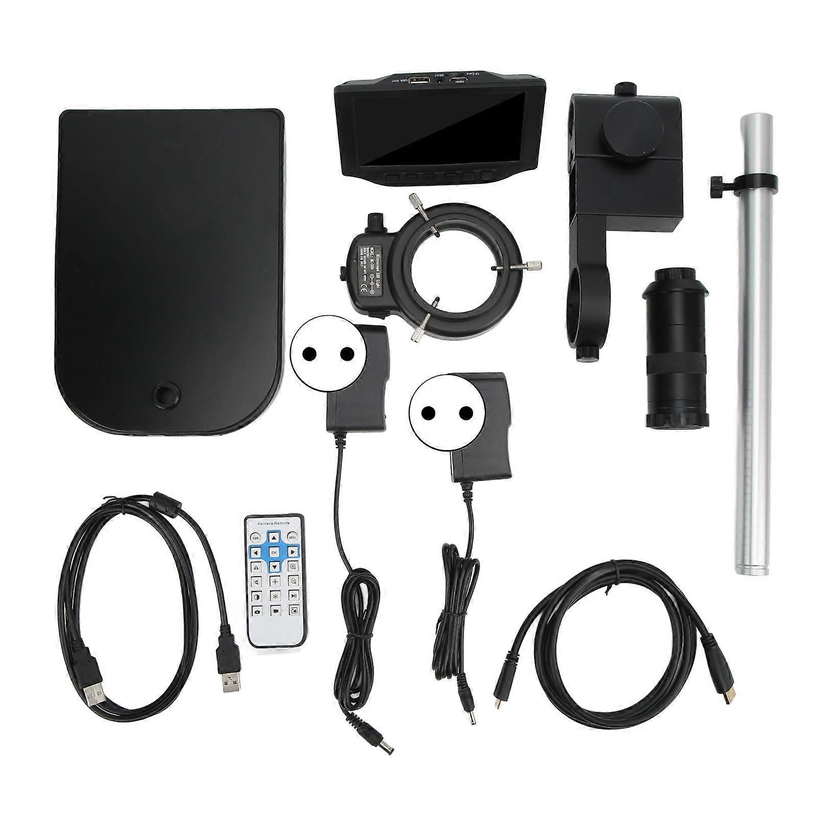 24MP USB Digital Microscope with 5in LCD Screen - 8X-150X Magnification, Remote Control