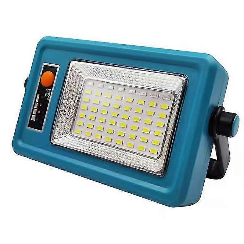 Portable Solar Lamp Lithium Battery Multifunctional Emergency Light for Outdoor Camping Blue