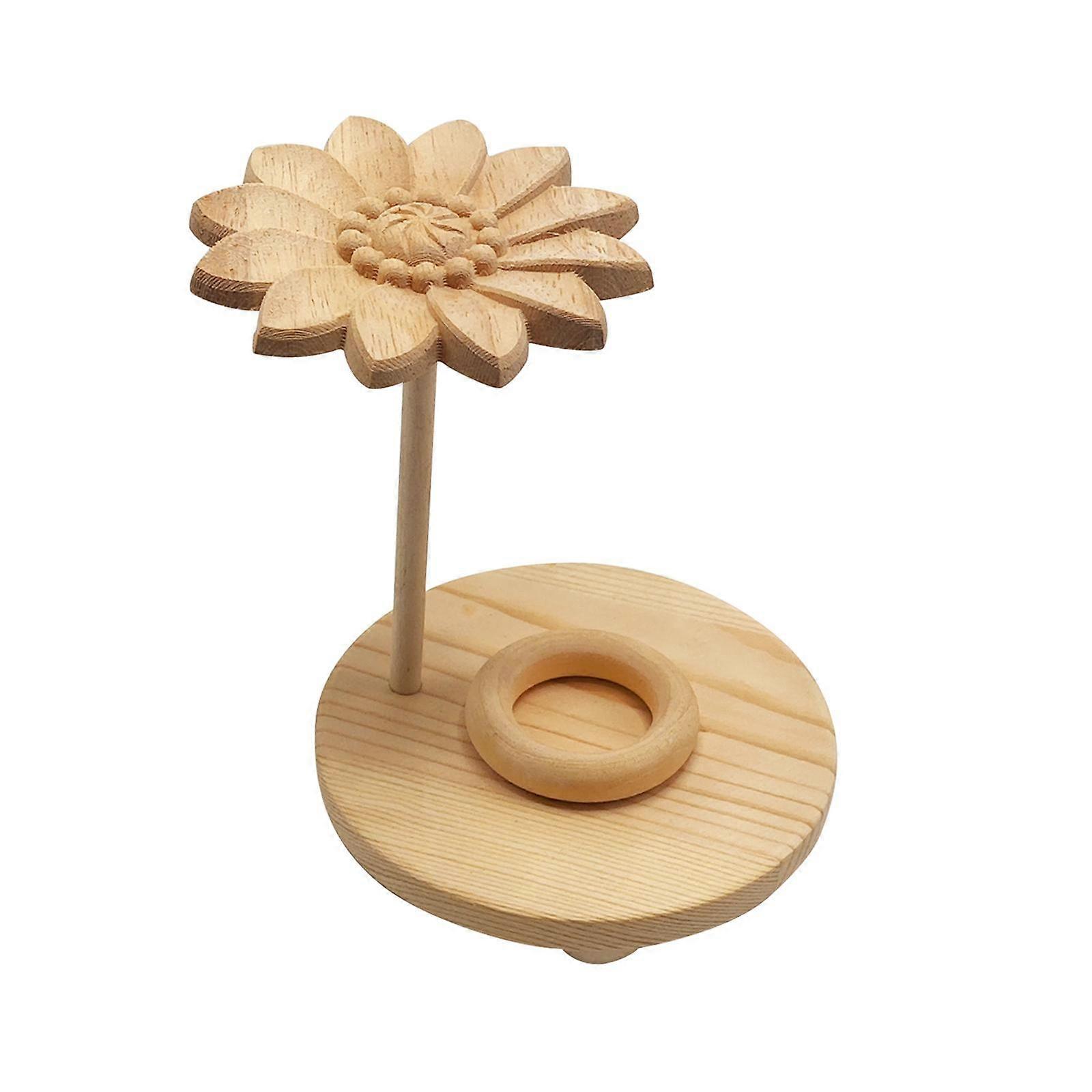 Essential Oil Stand Wooden Essential Oil Diffuser for Bathroom Vanity Table