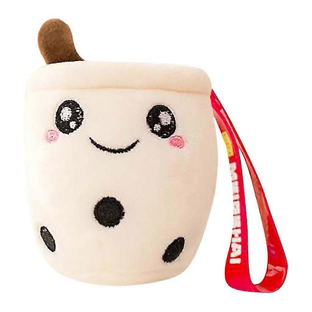 Lovely Plush Pendant Keychain Handbag Backpack Keyring Key Chain Toy White