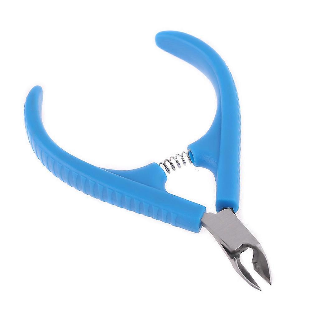 Nail Manicure Exfoliating Callus Shaver Cuticle Remove Dead Skin Pusher Nipper Sky Blue