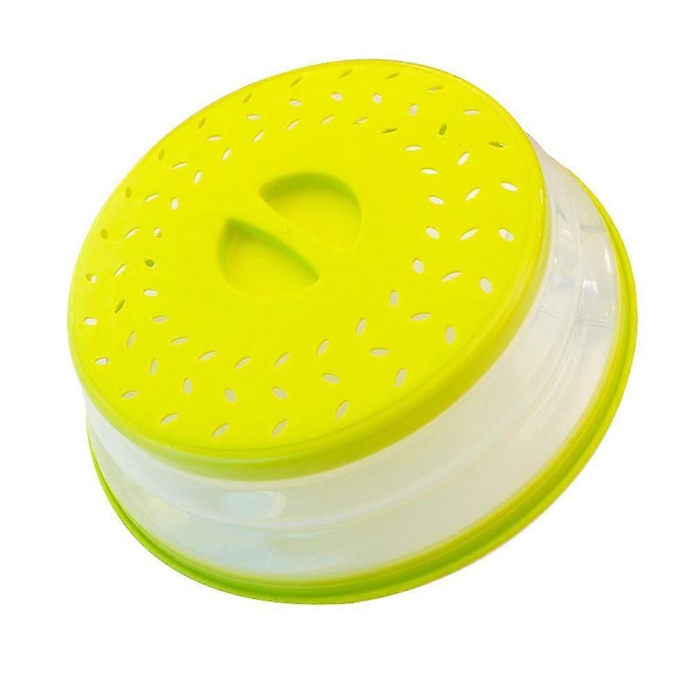 Grüne faltbare Mikrowelle, 2PCS einziehbare Mikrowellenabdeckung, einziehbare Mikrowellenabdeckung, Mikrowellen-Spritzwasserschutzabdeckung, dampfdichte Abdeckung