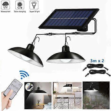 Solar Motion Sensor Security Lights - 3 Light Modes 2 Pack