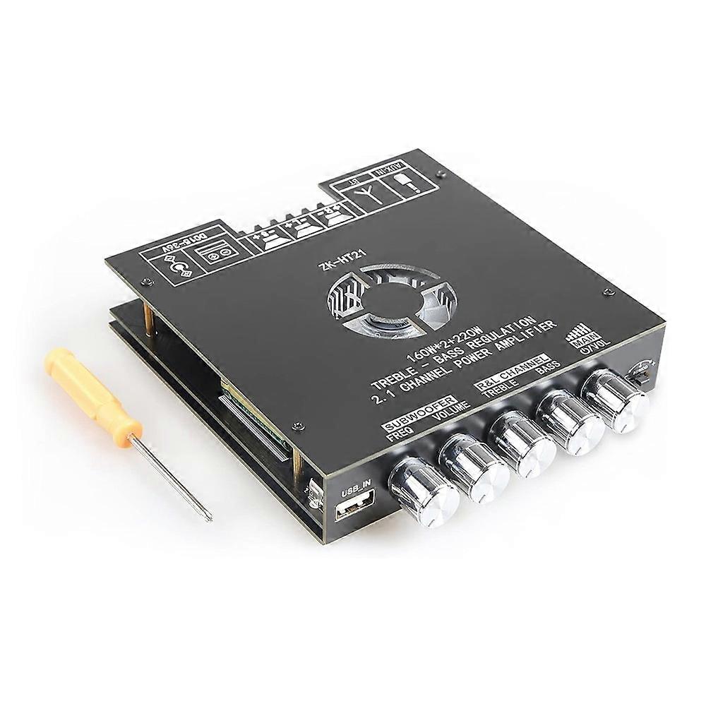 ZK-HT21 TDA7498E 2.1Channel Bluetooth Digital Power Amplifier Module 160W*2+220W