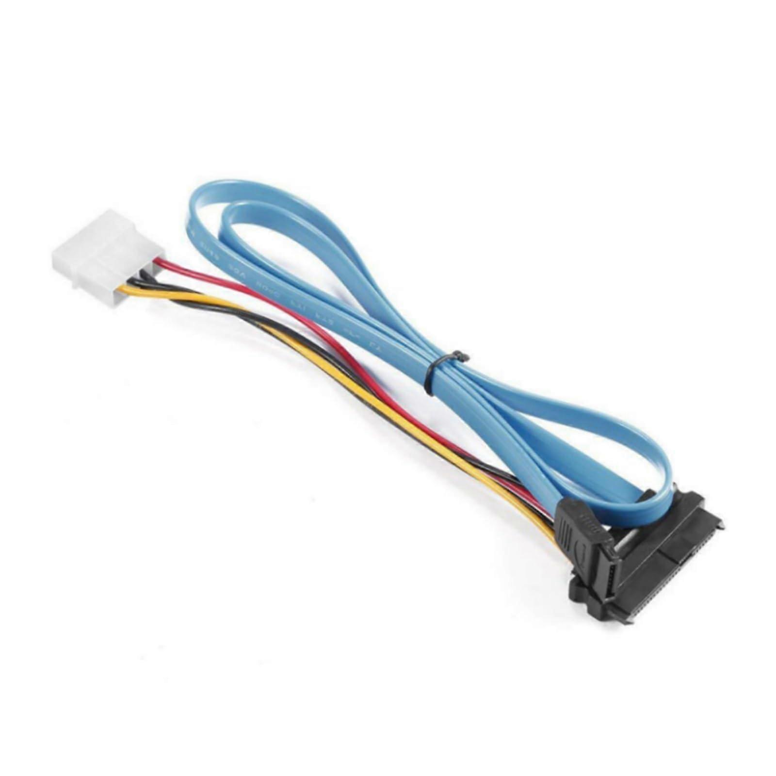 Cable SAS Adapter SCSI SFF-8482 to SATA Power Cord 29-Pin Serial Port Converter for HDD Hard Disk Compatibility