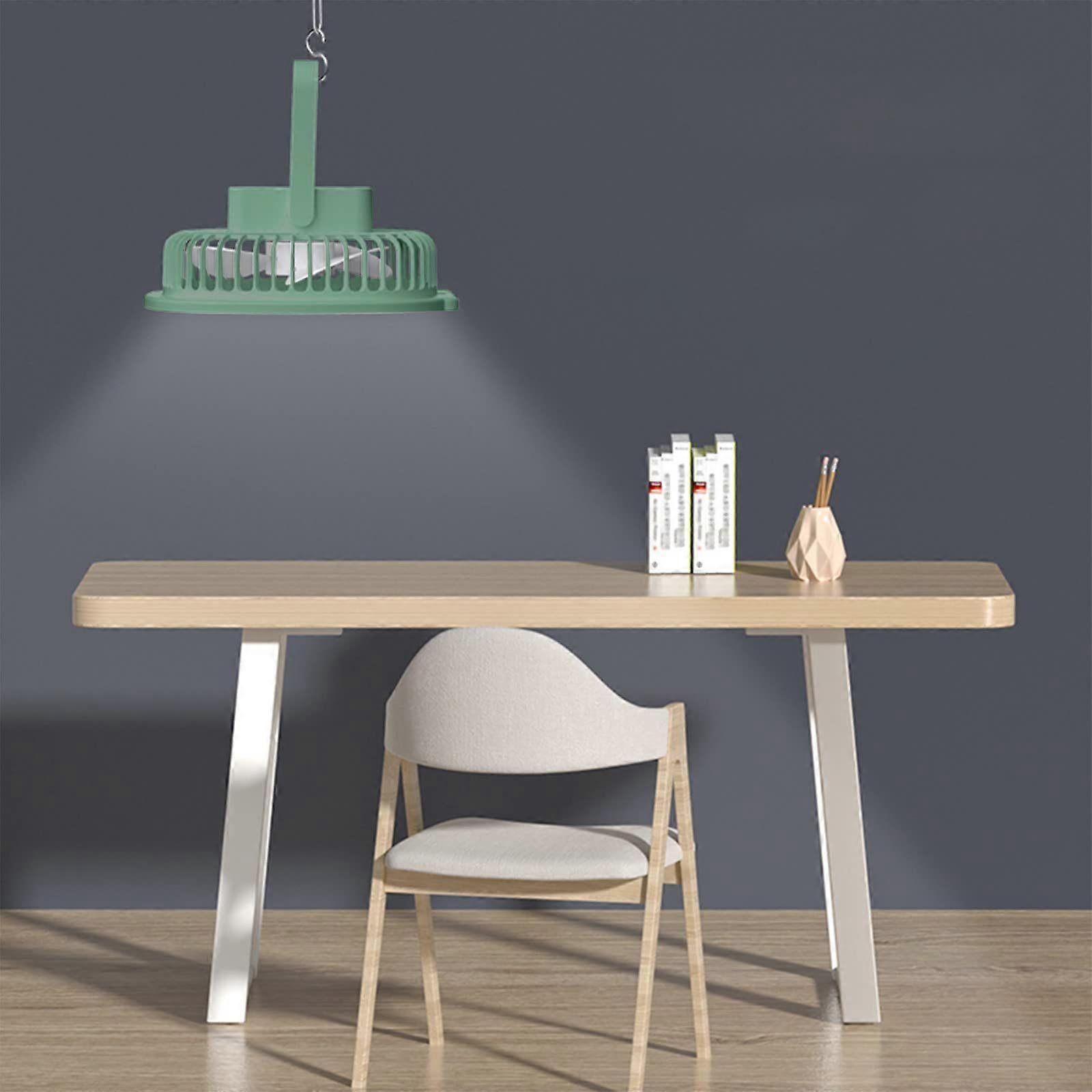 USB Rechargeable Small Desk Fan (Green)