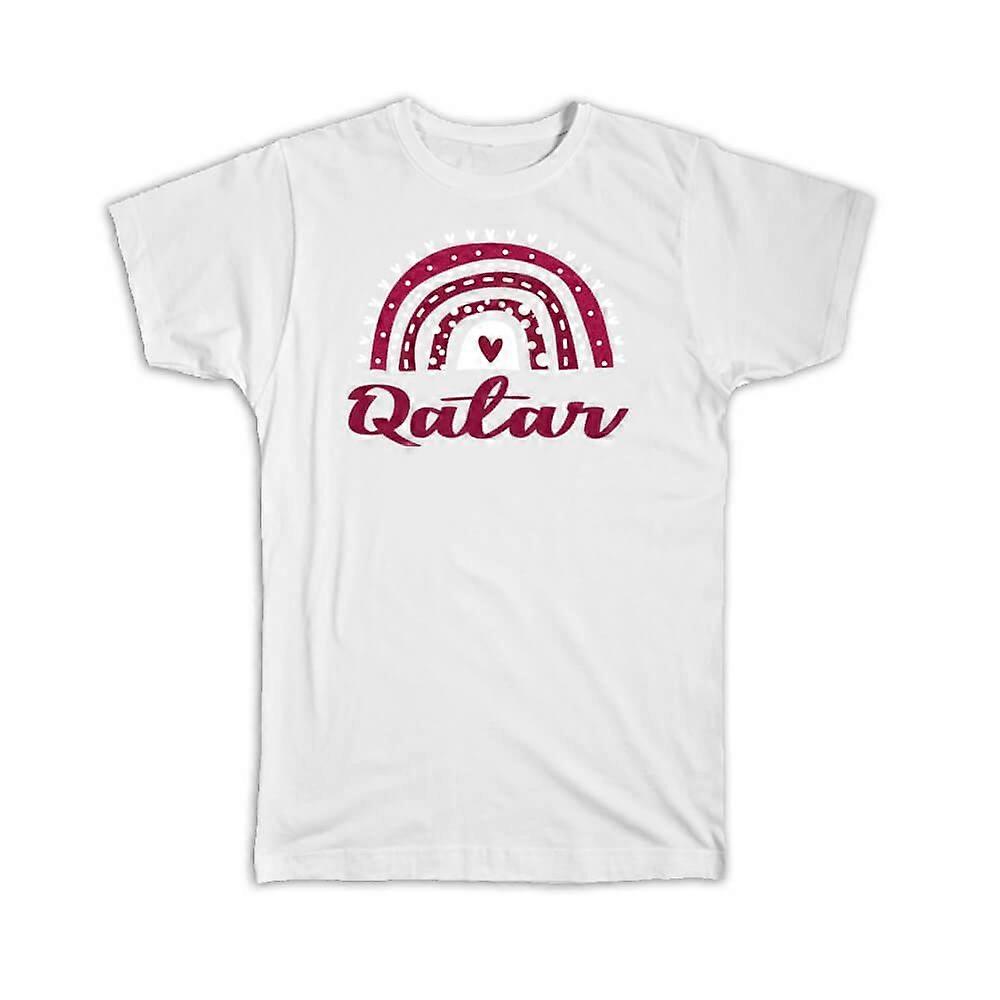Gift T-Shirt: Qatar Rainbow