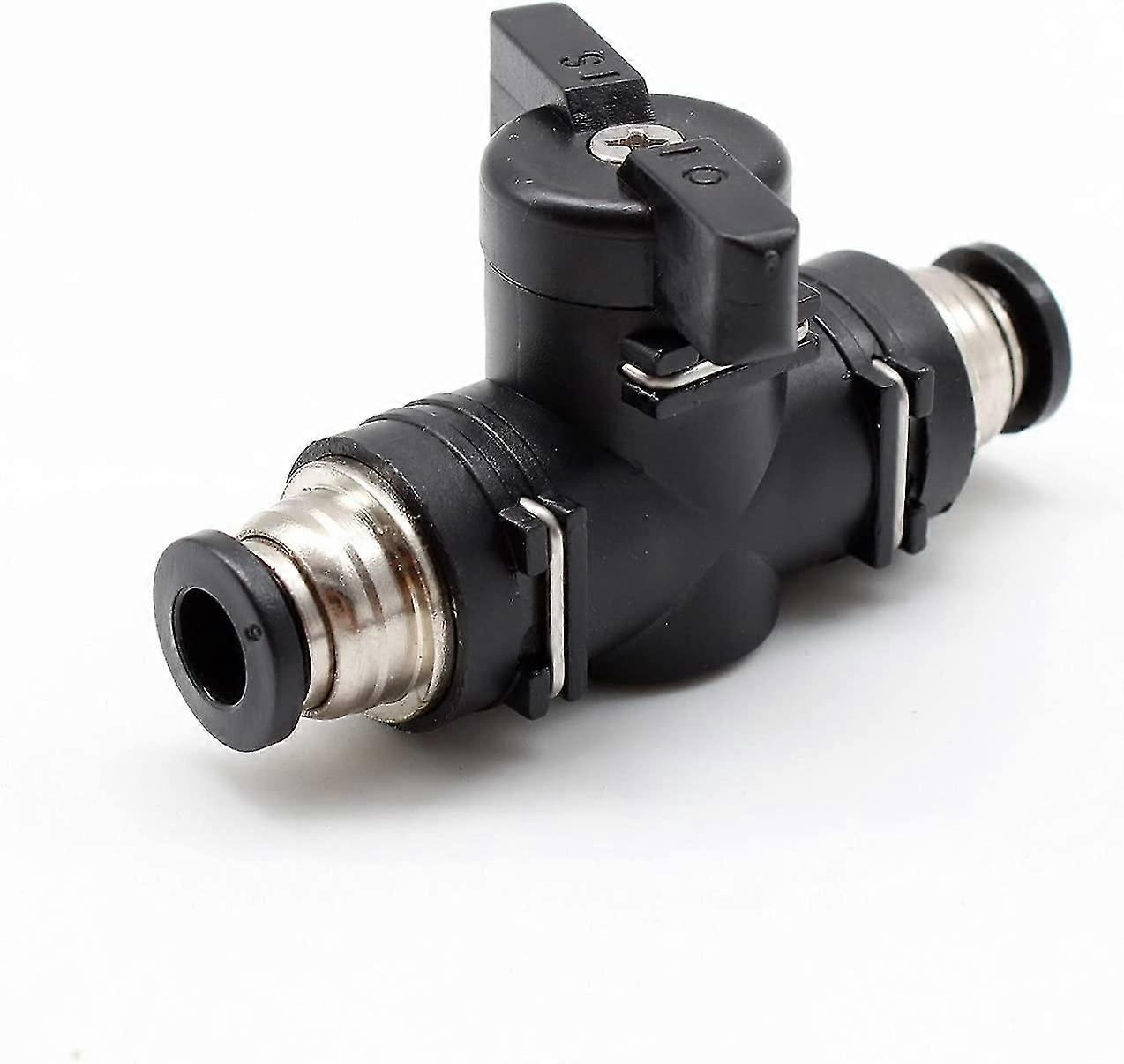 موصل هوائي ، موصل هوائي مستقيم قطر أنبوب قابل للتوصيل 6 مم ، يمكن للصمامات اليدوية التحكم في الفتحة و