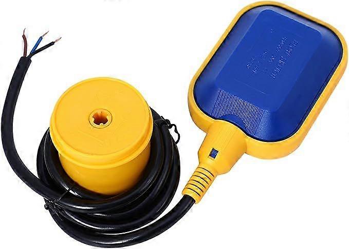 Float Water Level Switch with 3M Cable for Tank Pump (Yellow)