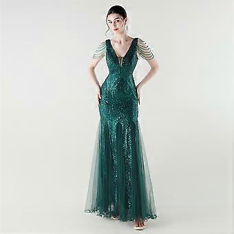 summer lady fashion wear sequin evening dress high quality party dresses |  Fruugo UK
