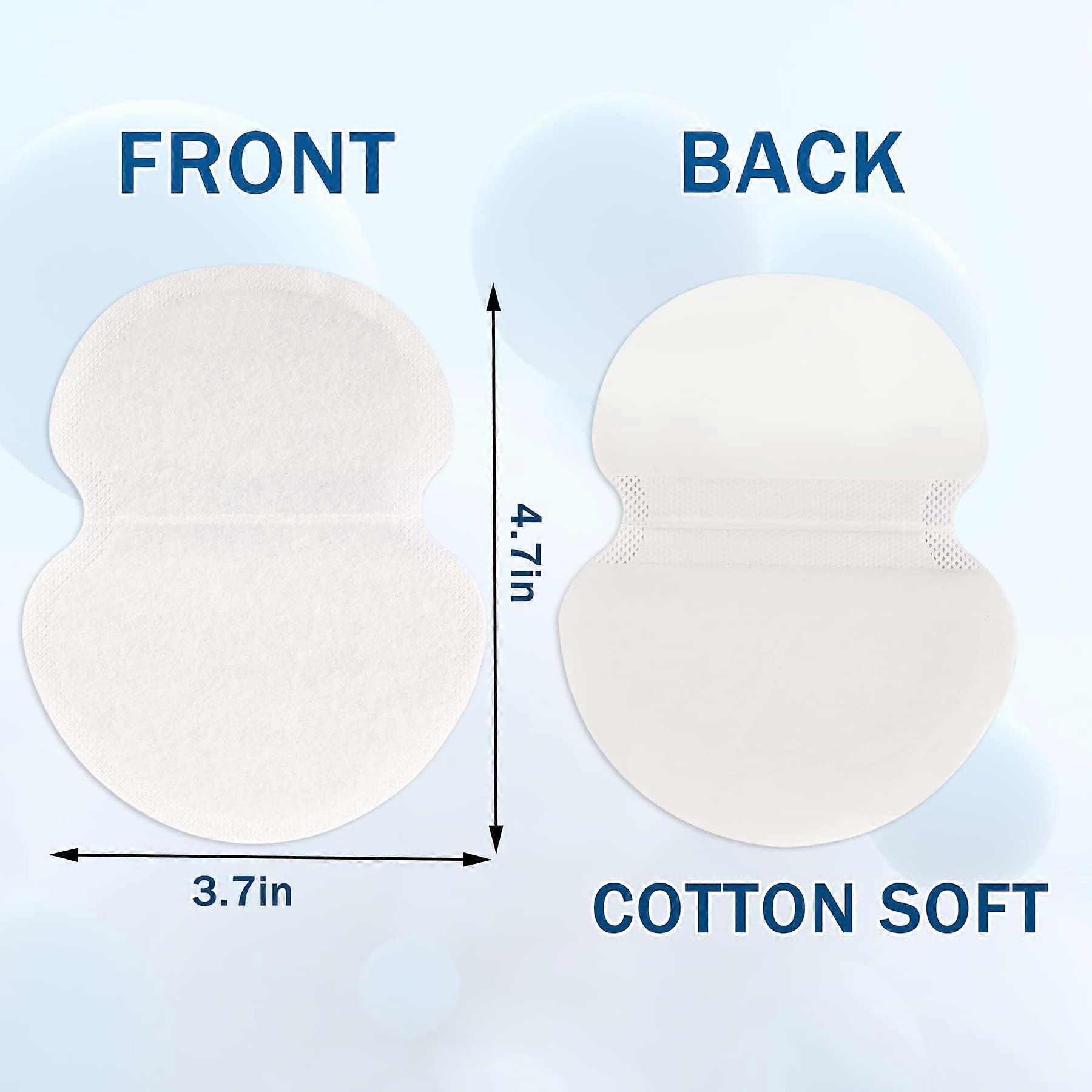 50 Pcs Armpit Sweat Pads Underarm Sweat Pads Pure Cotton Underarm Pads Sweat Absorption Comfortable Unflavored Non Visible