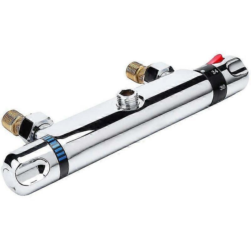 Thermostatic Shower Faucet with Adjustable Temperature, Chrome Finish