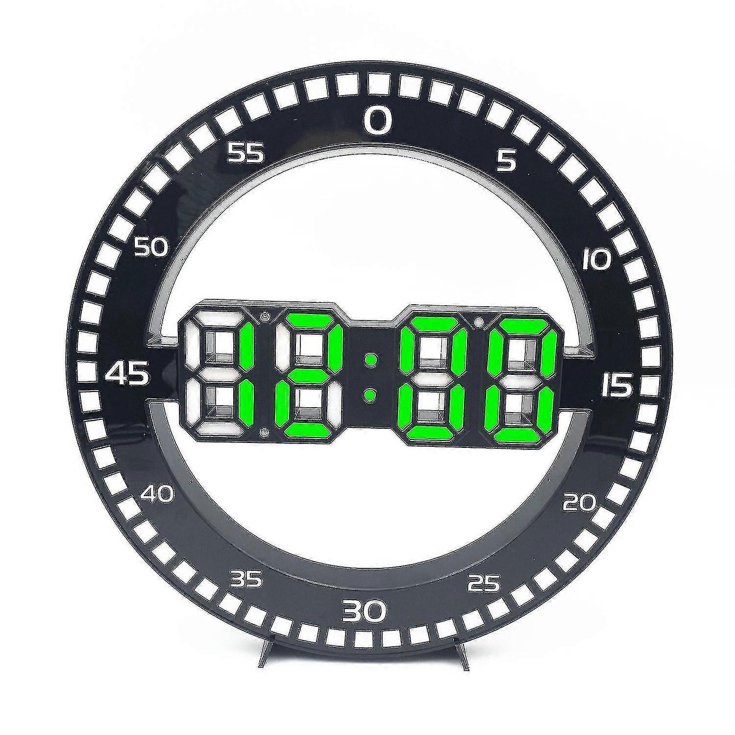 Digital Wall Clock With Led