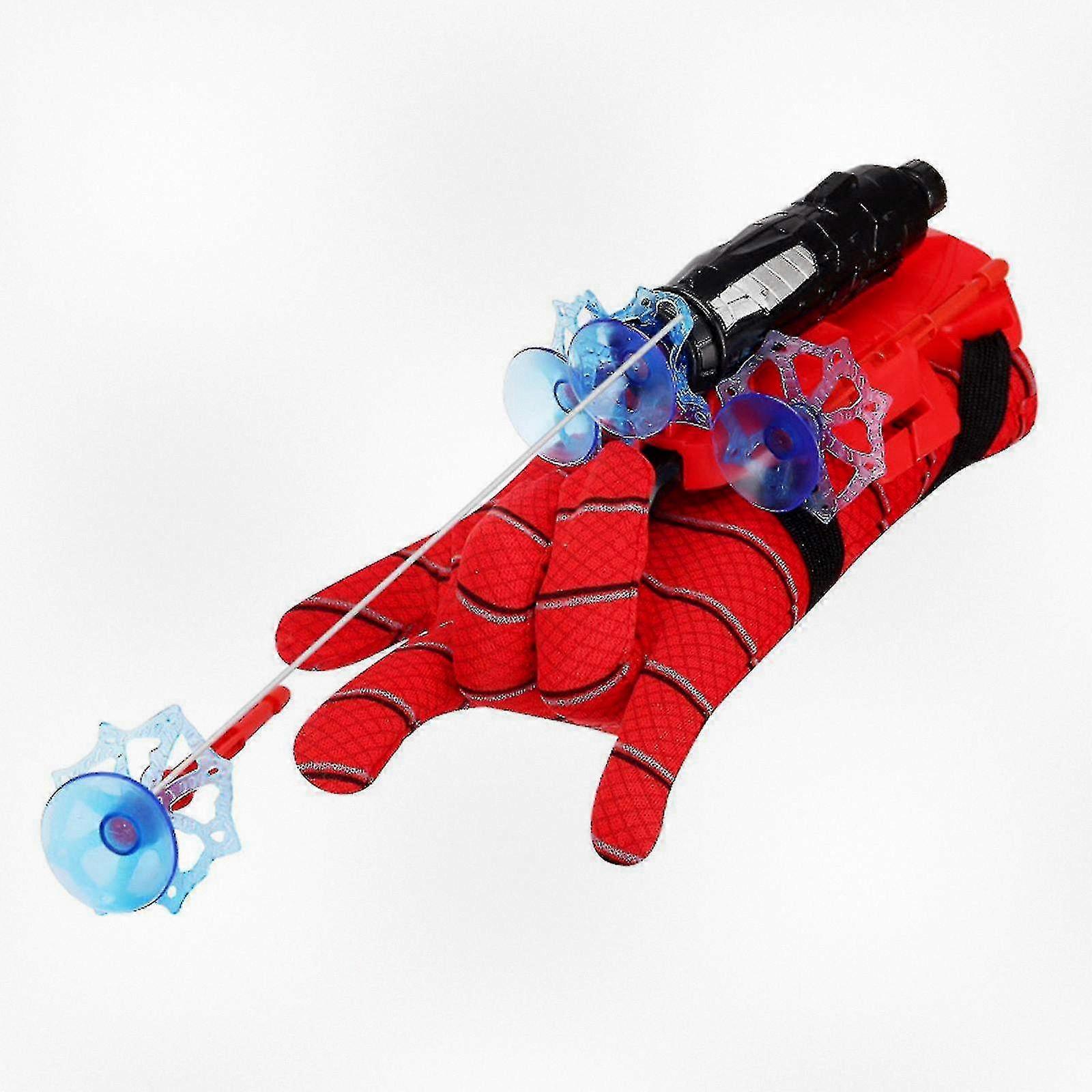 Rechargeable Automatic Spider Web Shooter Wrist Toy for Kids with Auto Rewind Function