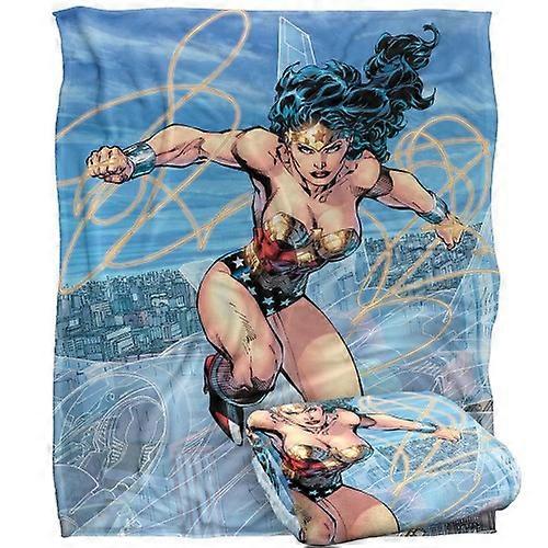 Wonder Woman Action Pose Blanket