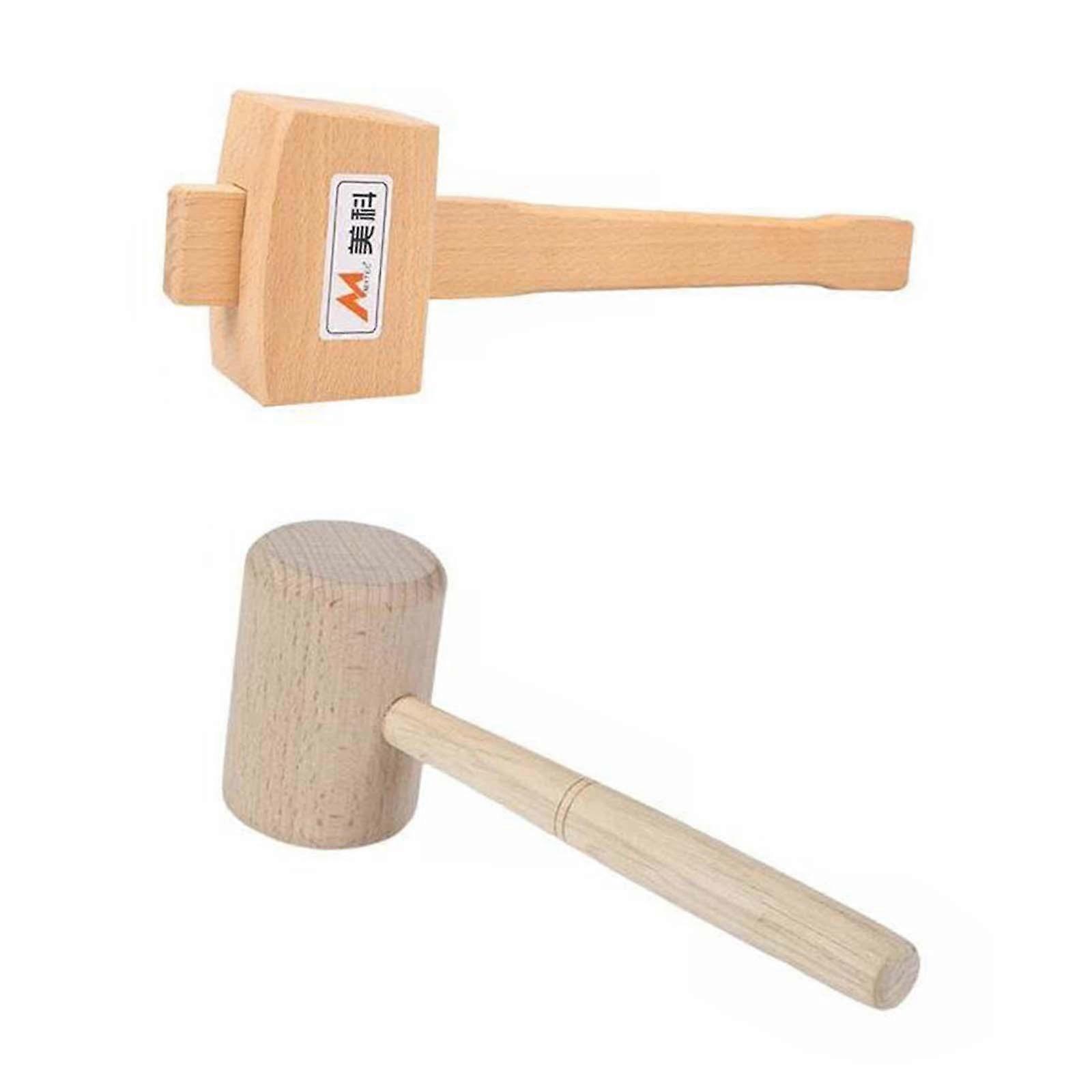 2x tre 1 hammer t håndtak for DIY trebearbeiding