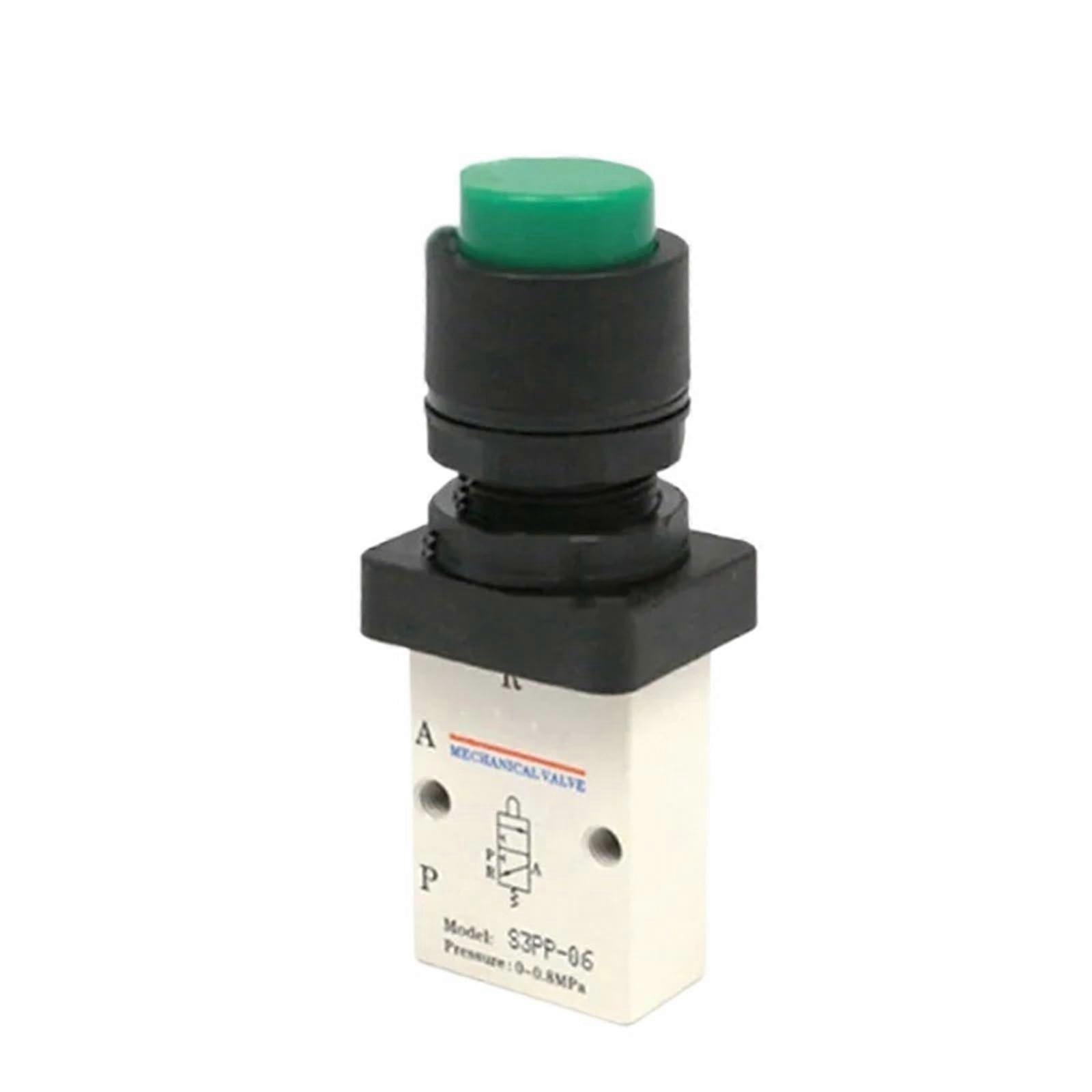 Control Valve S3 Series 4/2 And 4/3 Way, S3PL S3PP S3PF S3PM S3HS, S3PP-06, Button Color Red