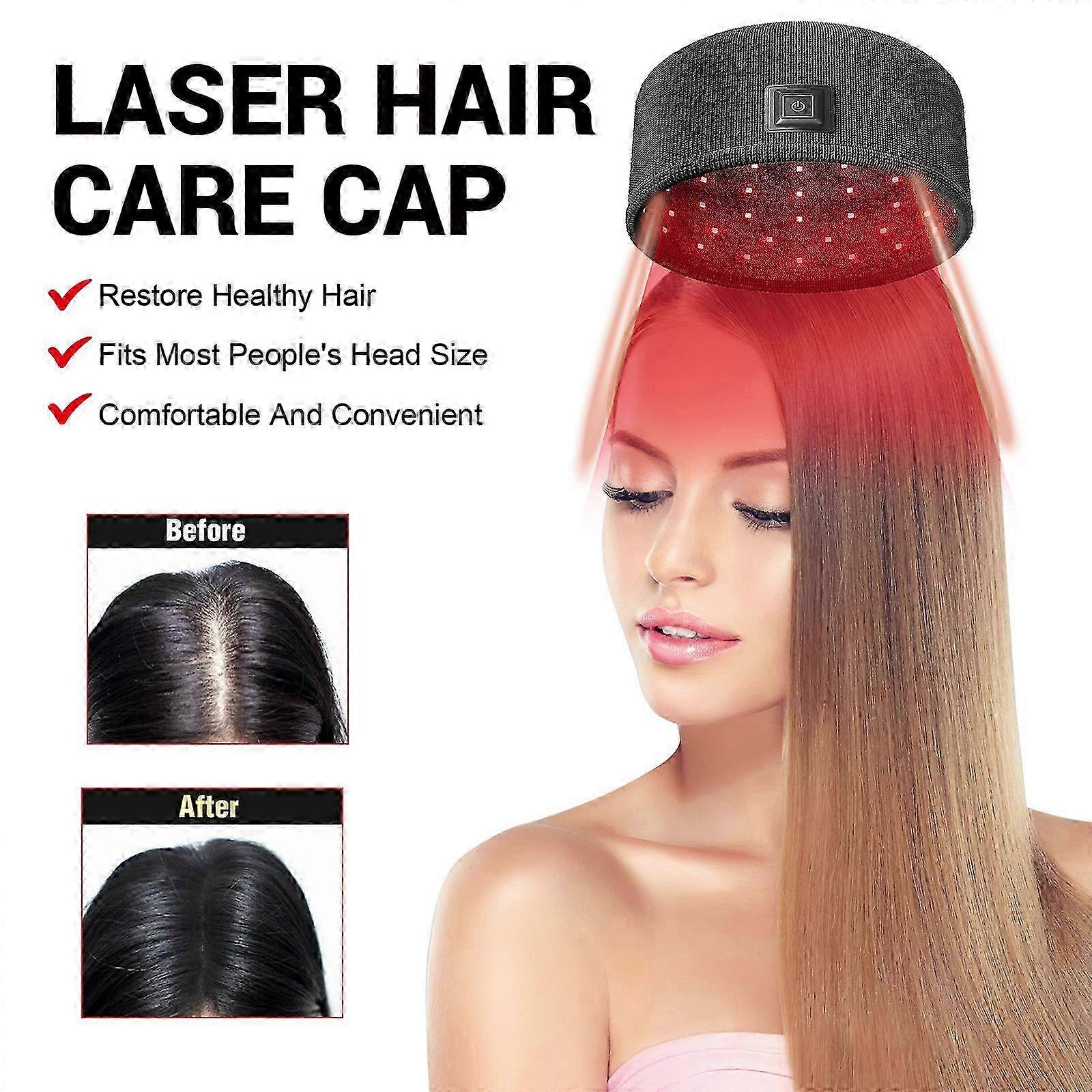 Kask na porost włosów w świetle podczerwonym Czapka na odrost Leczenie laserowe Wypadanie włosów Terapia