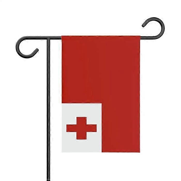 Flag - Tonga - 32 x 47.5 cm - Polyester - Double-sided print - Multicolored