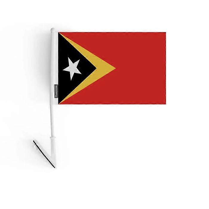 Adhesive flag - East Timor - 14 x 21 cm - 5 pieces - Polyester - Lightweight and durable