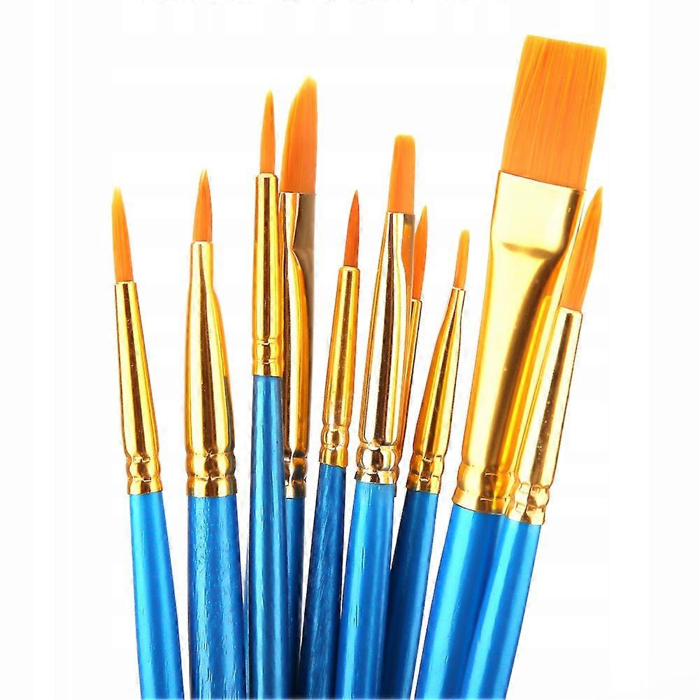 Artistic Precision Paint Brushes 10 Pcs