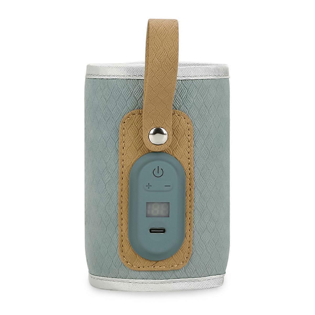 Baby Bottle Warmer Bag USB Powered Heater Insulated Heating Bag Travel Portable in Car Heater Warm