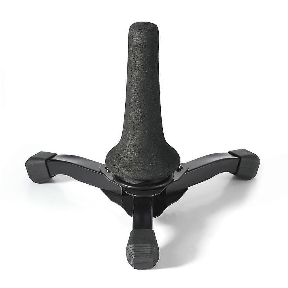 Foldable stand for trumpet, clarinet, flute, oboe, soprano saxophone, portable stand, wind trument, nonslip, light, holder for clarinet black