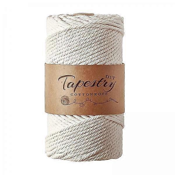 3X Cotton Twisted Cord DIY Macrame String Rope Accessories 3mm-