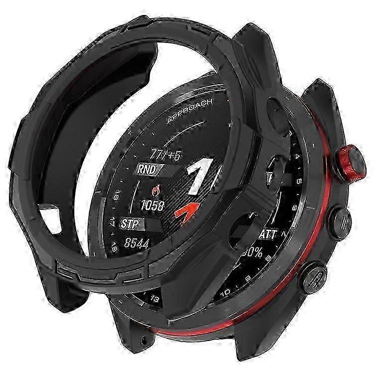 Compatible For Garmin Approach S70 47mm Protective Watch Case Anti-scratch Tpu Hollow Protector