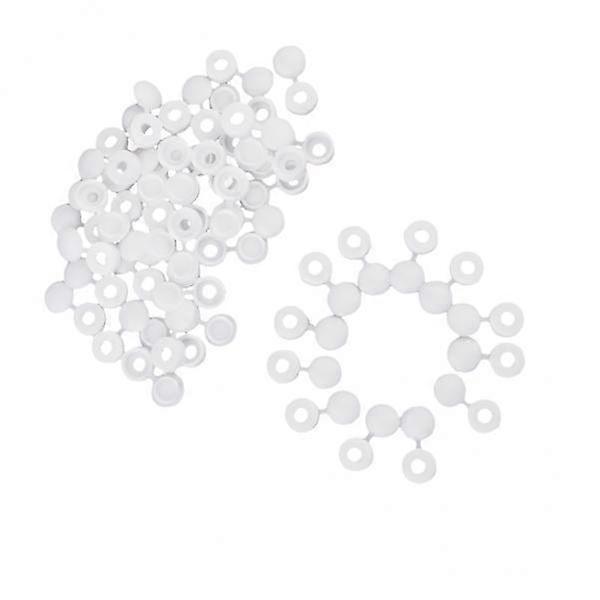 3X 50pcs διακοσμητική κάλυψη επίπλων πλαστική αρθρωτή βίδα αιφνιδιασμού πτυχών