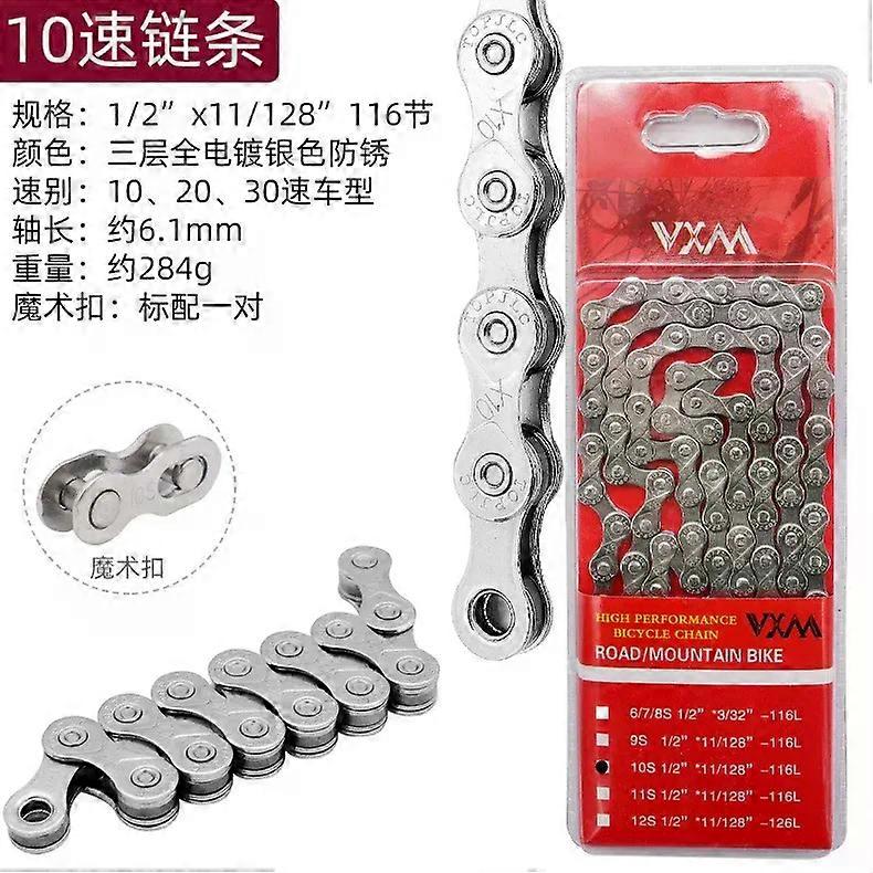 con Łańcuch do roweru górskiego 8 prędkości 9 prędkości 10 11 12 biegów rower szosowy 21 24 27 30S łańcuch o zmiennej prędkości 116 węzłów akcesoria rowerowe CN-HG701