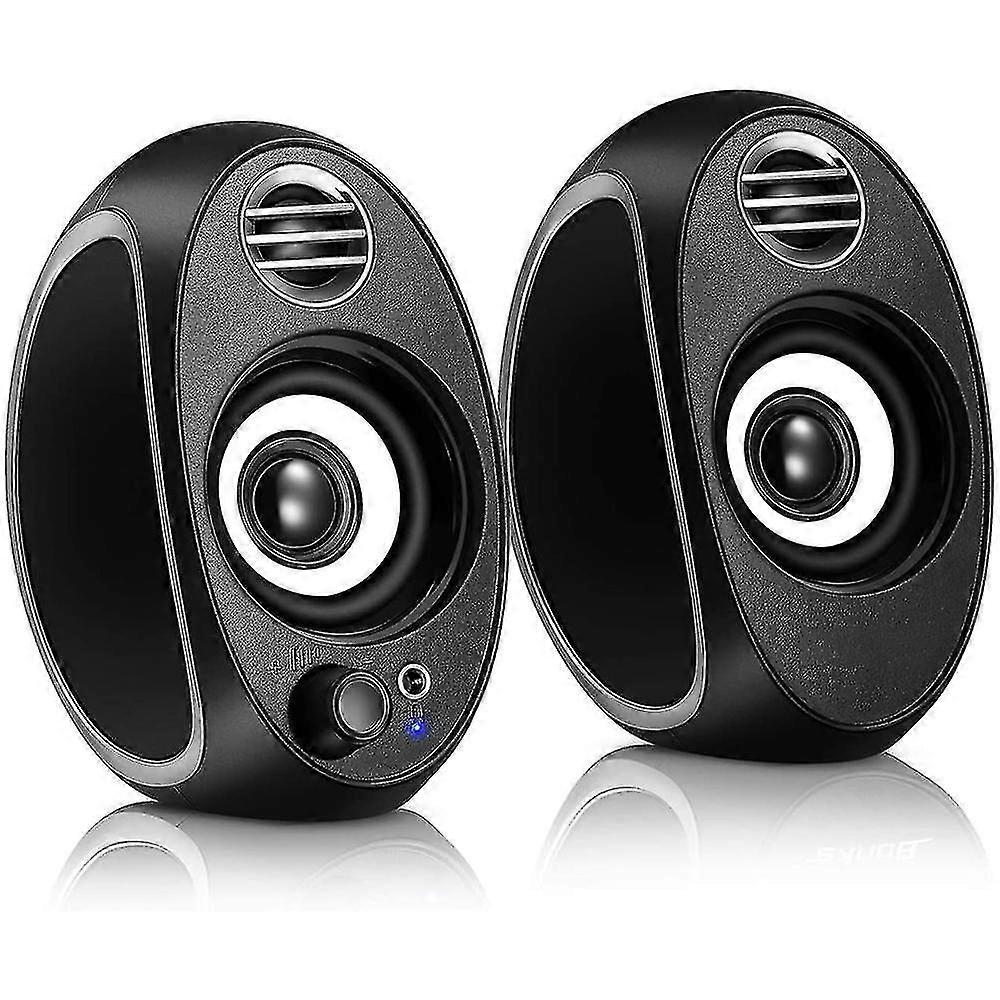 Computer Speakers Pc Powered Speakers Usb Speaker Monitor Speakers Compatible With Desktop Computer Pc Tv Laptop Gaming Speaker