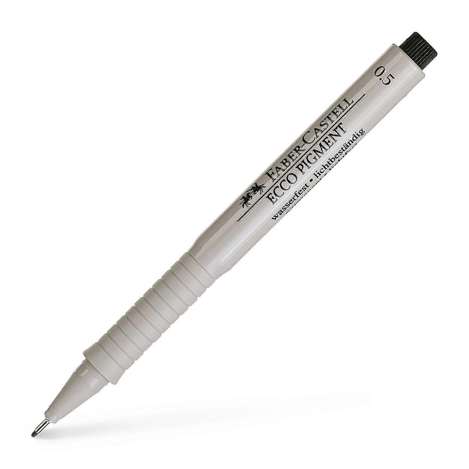 Faber-Castell Ecco Pigment Fineliner Pen, Black, 0.5