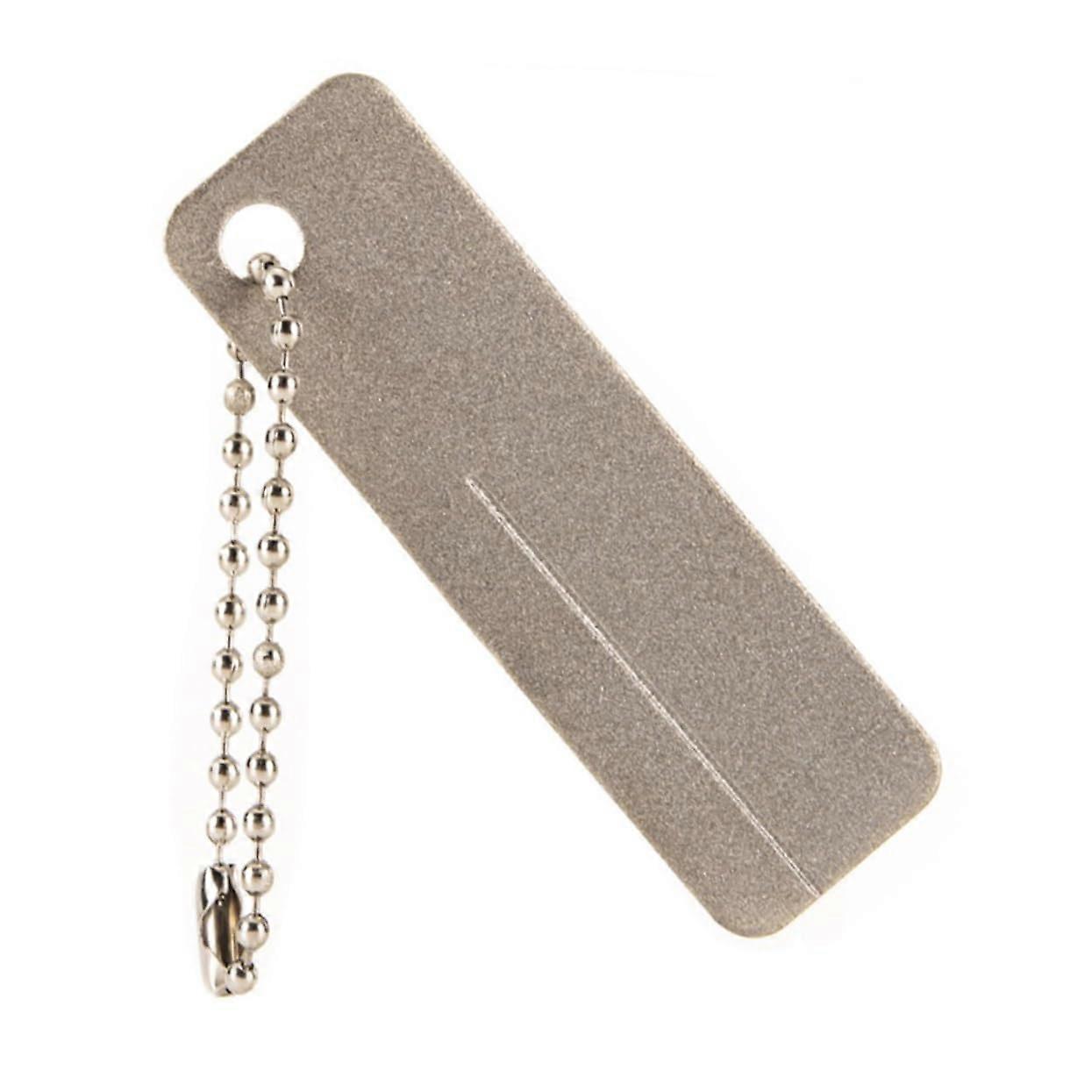 Diamond Knife Sharpener for Fishing Hooks and Gaffel Hooks, Thick Diamond Sharpening Plate and Whetstone Blade, Durable Stone Tool