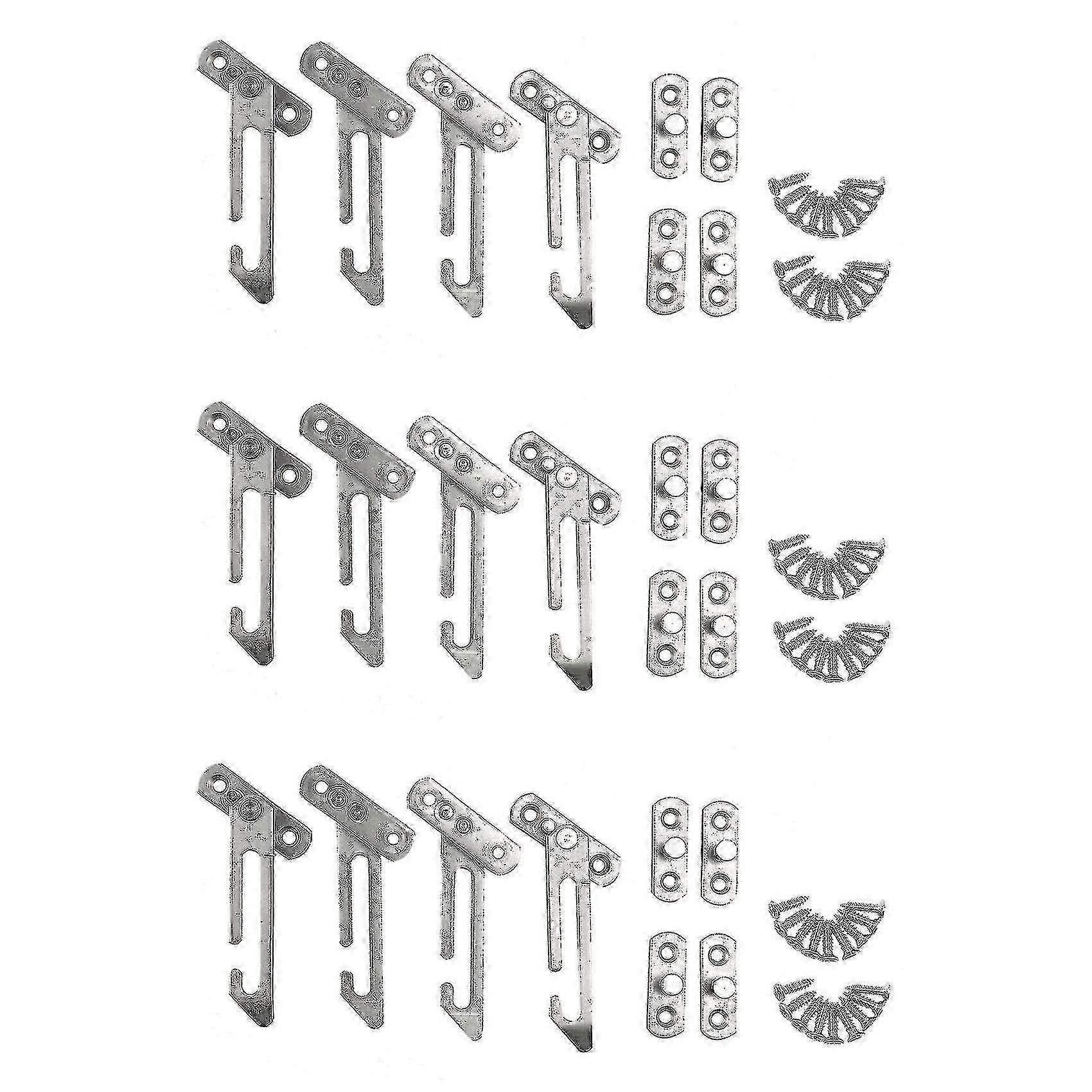 12パックのステンレス鋼の窓のリストリクターは子供の安全フックをロックします