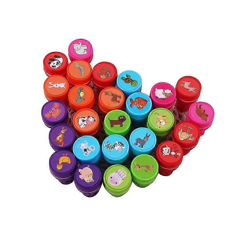 26 قطعة طوابع بلاستيكية من مجموعة لهدايا ومكافآت حفلات الأطفال