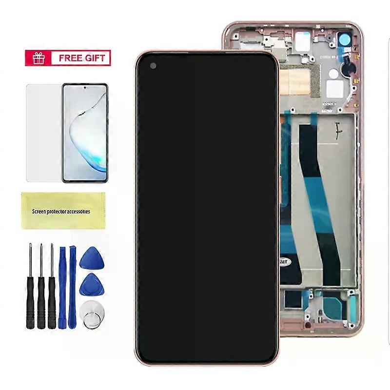 Xiaomi 11 Lite 5G NE 2109119DG LCDディスプレイタッチスクリーン用6.55インチディスプレイスクリーン、Mi 11 Lite NE用フレームデジタイザーアセンブリ付き