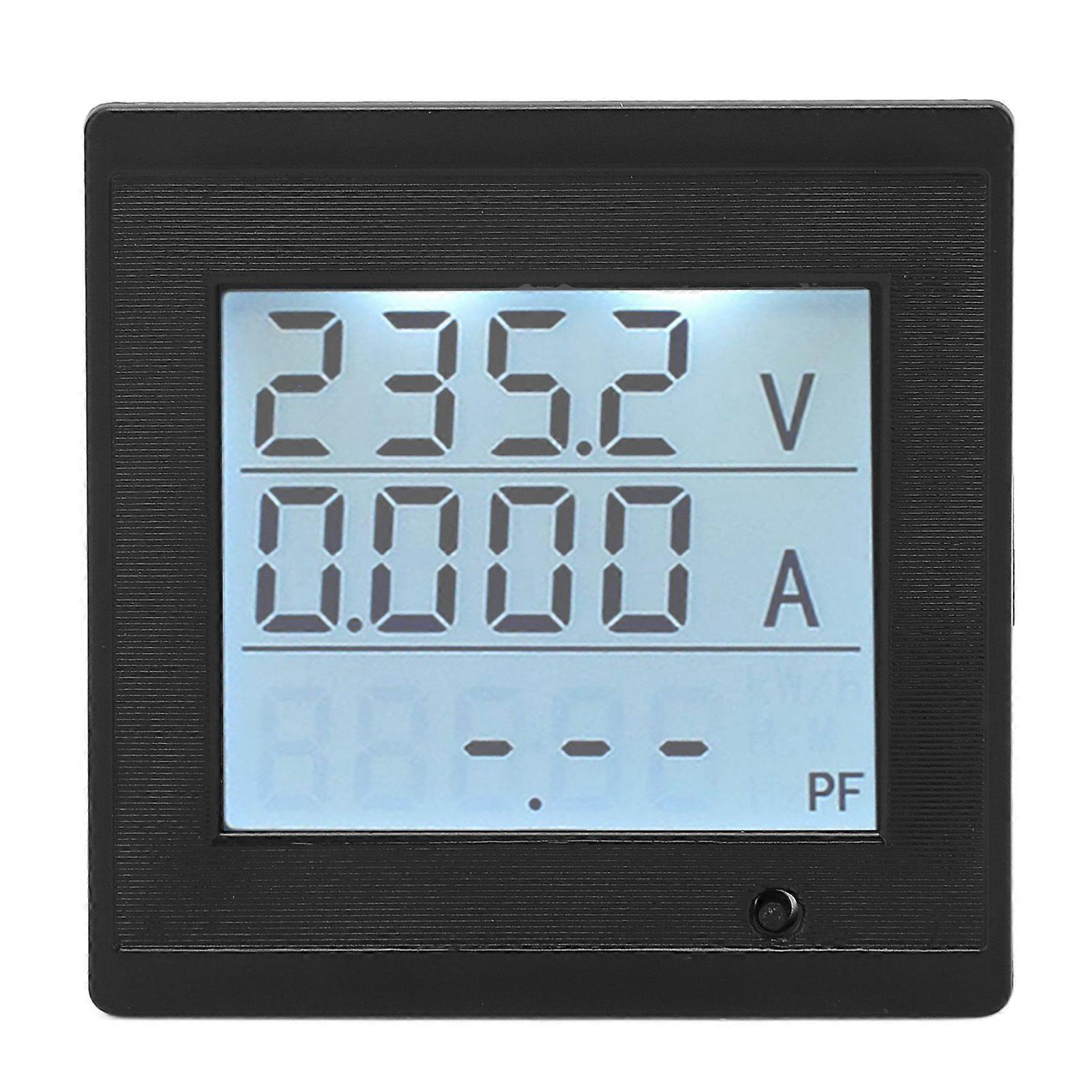 Högkvalitativ AC80-300V elmätare 20A digital display spänning ström